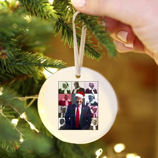 Xmas Trump Era Santa Hat 2024 Ornament