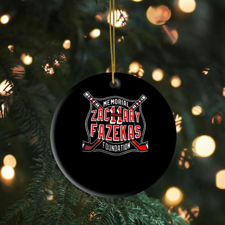 Zachary Fazekas Memorial Foundation Hockey Ornament