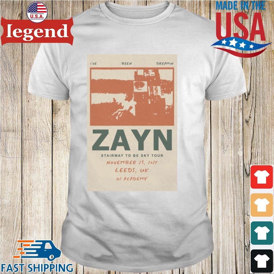 Zayn Malik Nov 23 2024 O2 Academy Leeds UK Tour Shirt