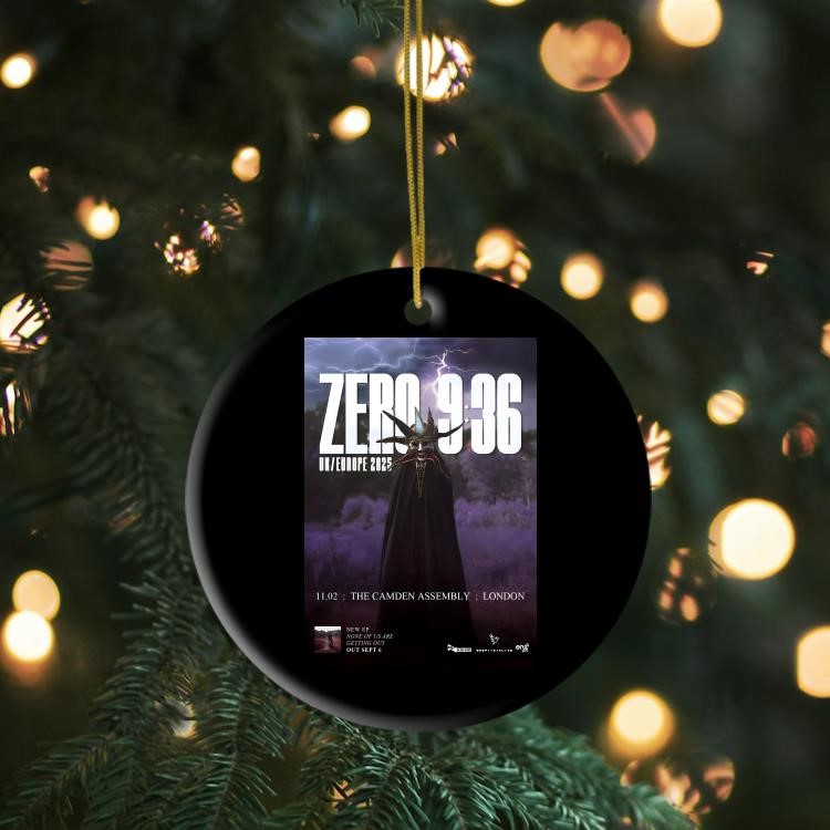 Zero 9 36 None Of Us Are Getting Out 2025 Tour London The Camden Assembly Ornament