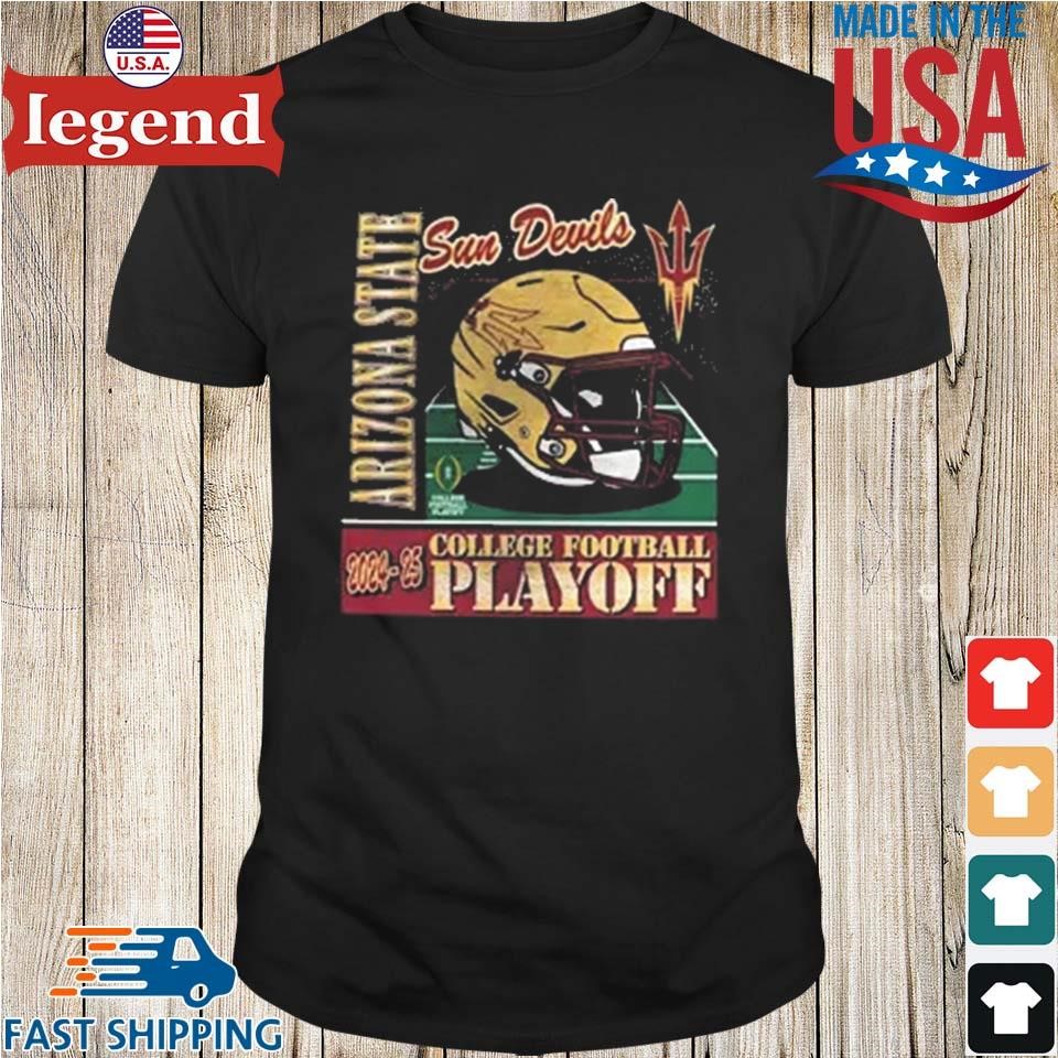 2024-25 College Football Playoff Helmet Arizona State Sun Devils NCAA Division Helmet Shirt