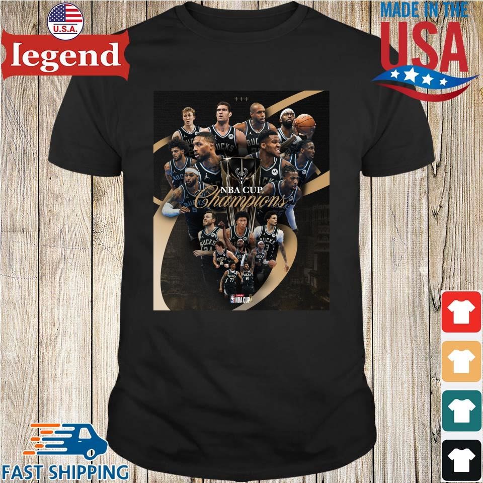 2024 Emirates NBA Cup Final Milwaukee Bucks Has Been The Champions Shirt