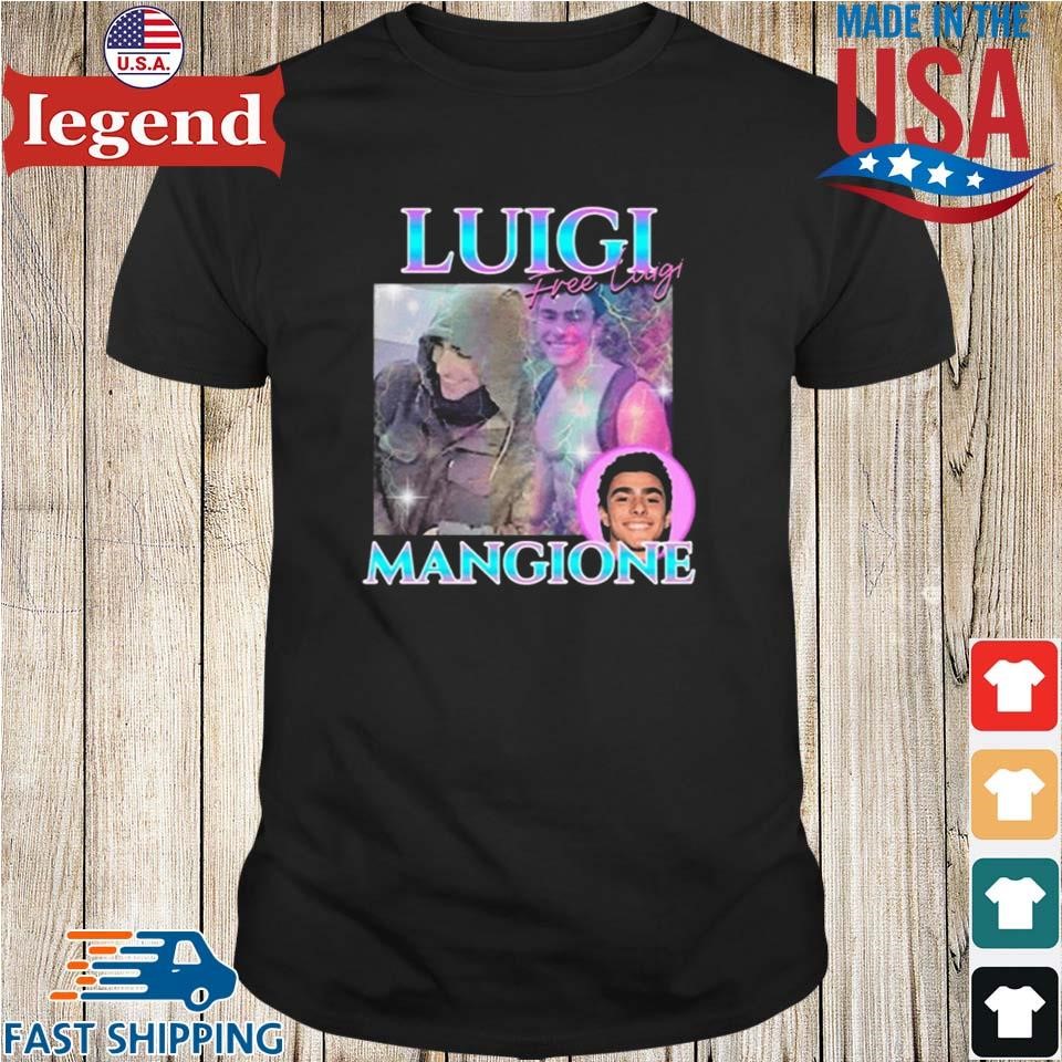 2024 Luigi Mangione Free Luigi T-shirt