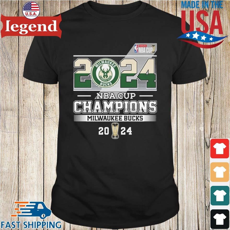 2024 NBA Cup Champions Milwaukee Bucks Shirt