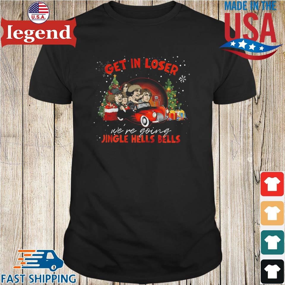 ACDC Get In Loser Jingle Hells Bells Christmas Shirt