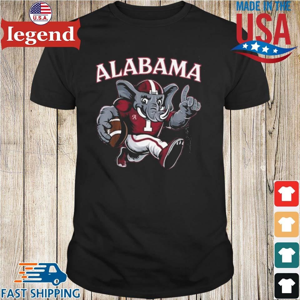 Alabama Al Vintage Sports Funny Love Elephant Animal Shirt