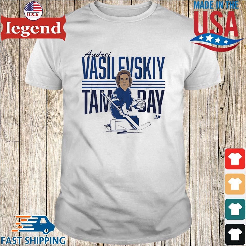 Andrei Vasilevskiy Center Ice Caricature Shirt