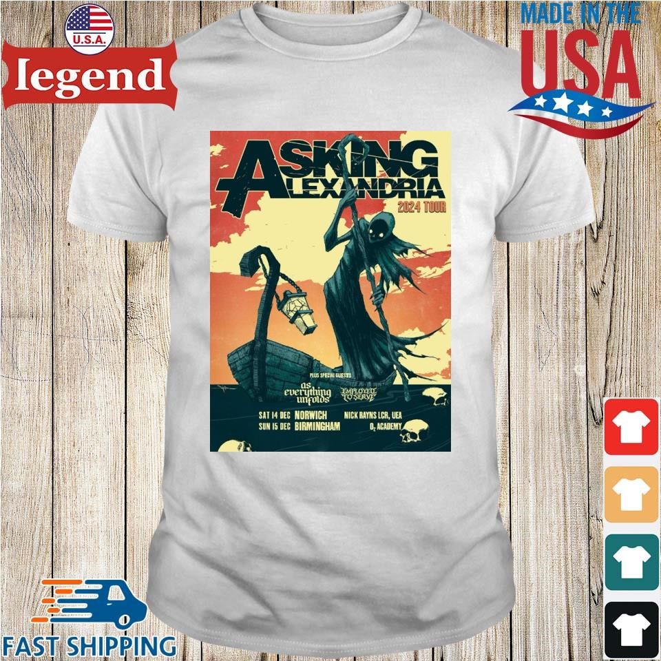 Asking Alexandria Tour On Dec 14 15 2024 Shirt