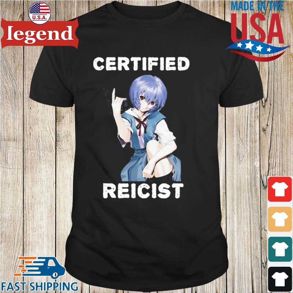 Ayanami Rei Gun Certified Racist Shirt