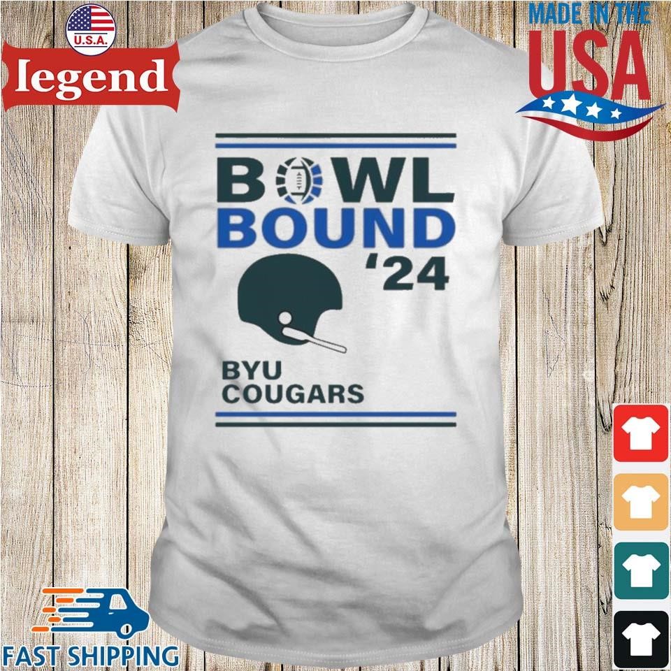 BYU Cougars 2024 Bowl Bound Helmet Shirt