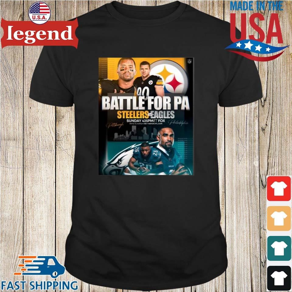 Battle For Pa Steelers Vs Eagles Sunday 425pmet Fox Poster Shirt