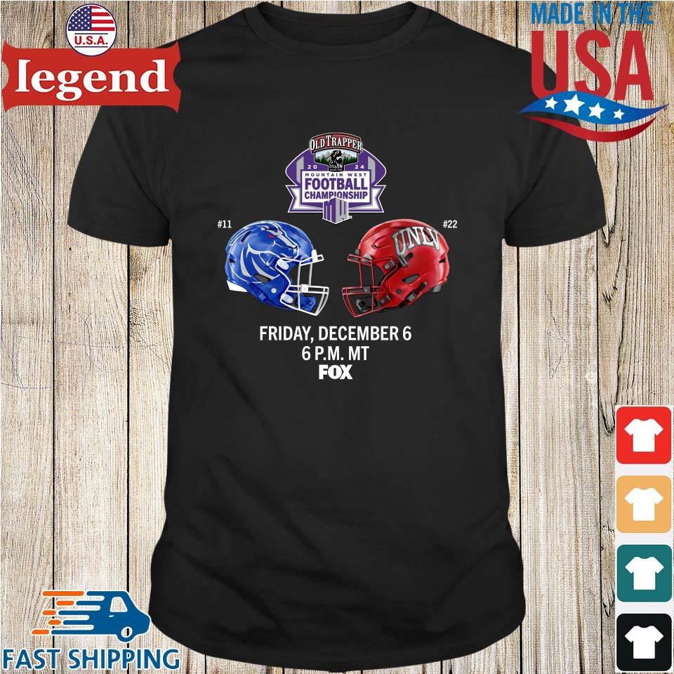 Boise State Broncos Vs UNLV Old Trapper 2024 Mountain West Football Championship Friday December 6 Shirt