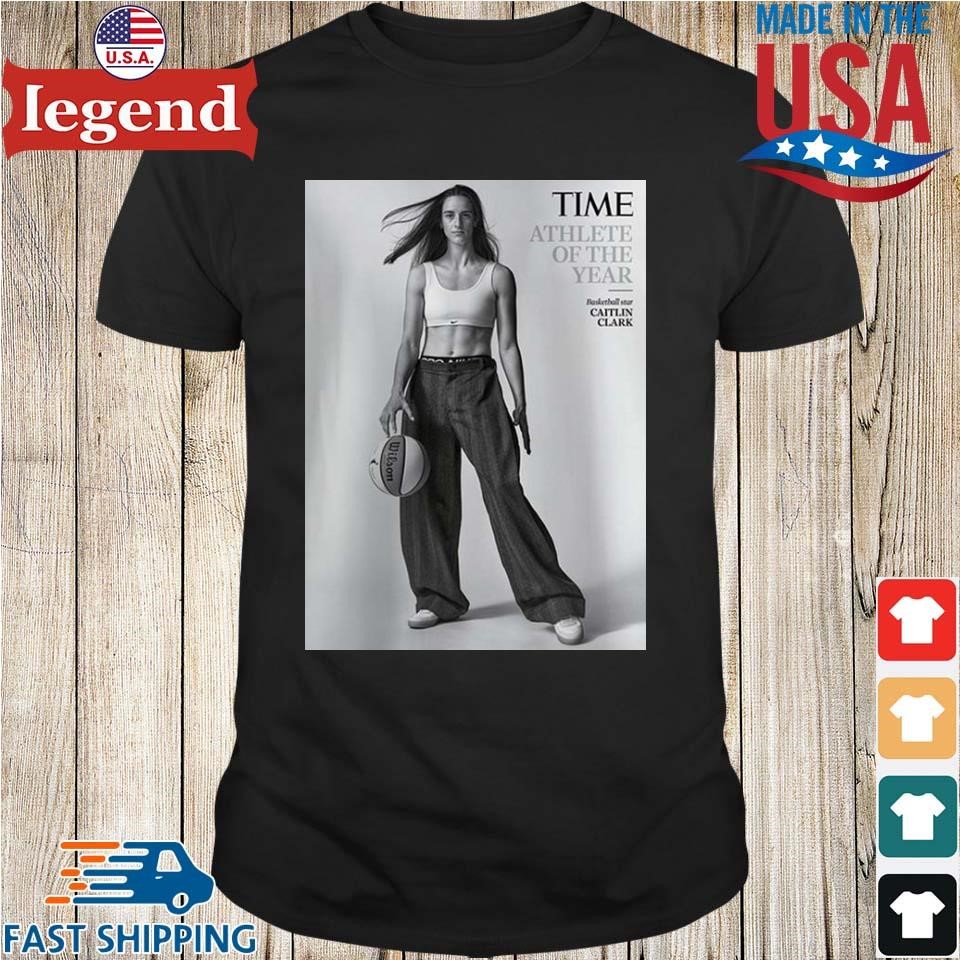 Caitlin Clark Indiana Fever Is TIME's Athlete Of The Year Basketball Star WNBA 2024 Shirt