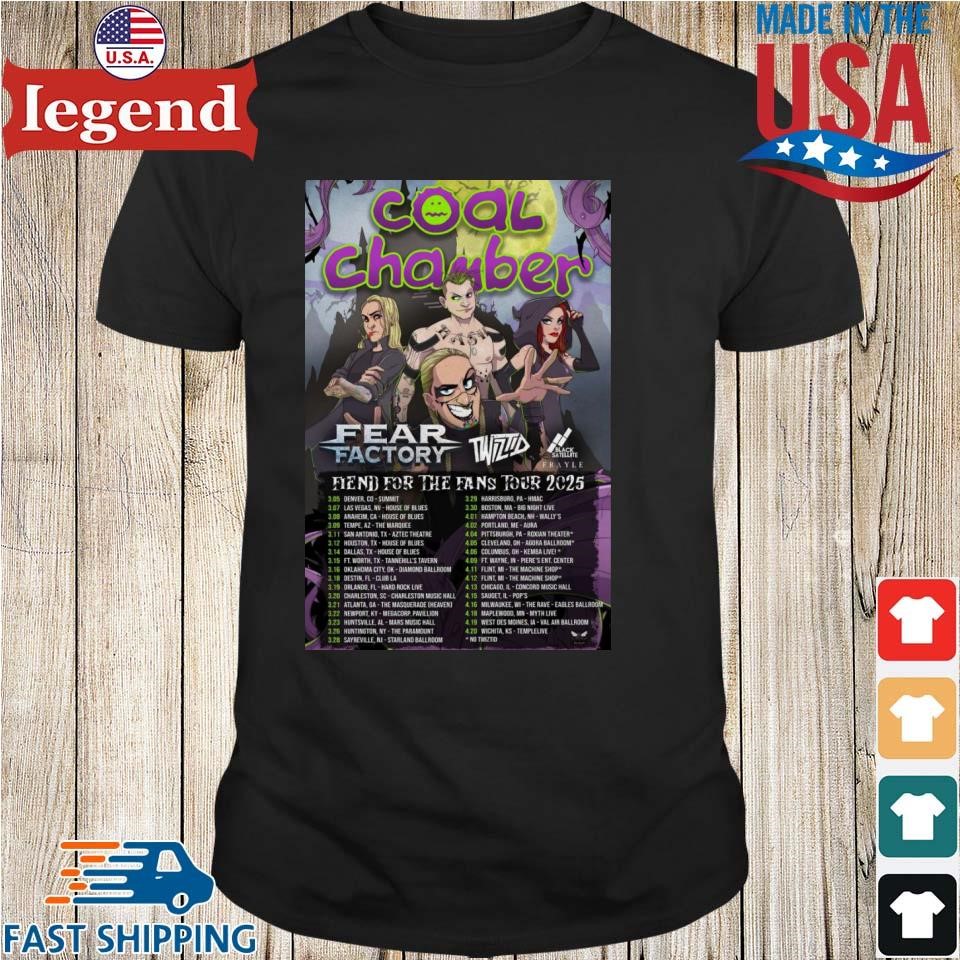 Coal Chamber x Fear Factory Fiend For The Fans Tour 2025 Shirt