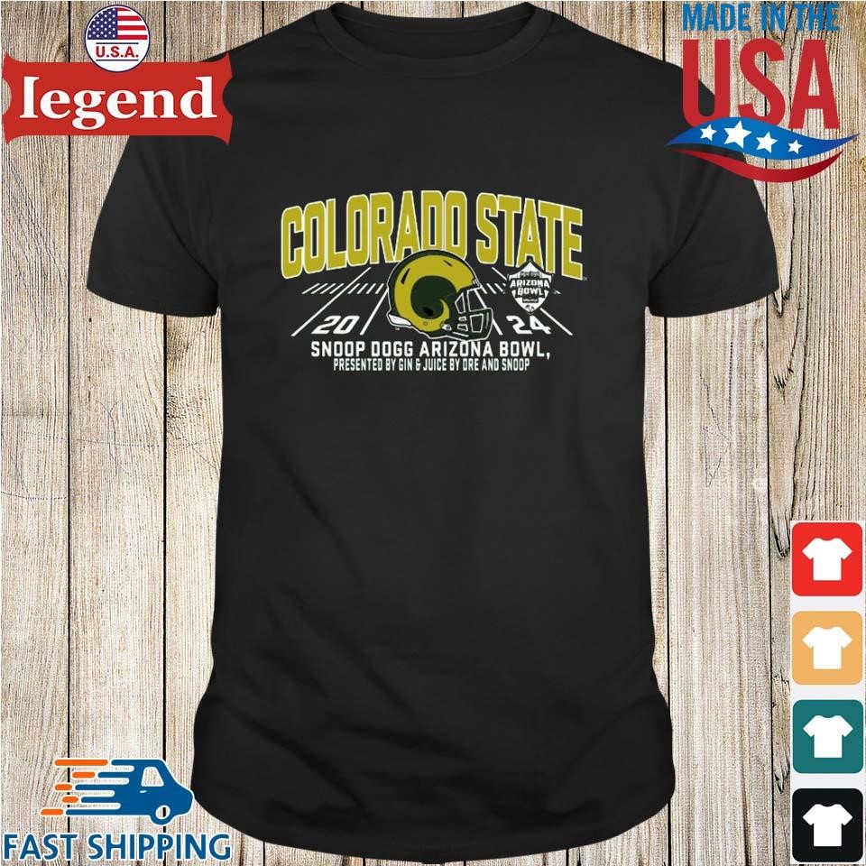 Colorado State Rams Football 2024 Snoop Dogg Arizona Bowl Bound Helmet Shirt