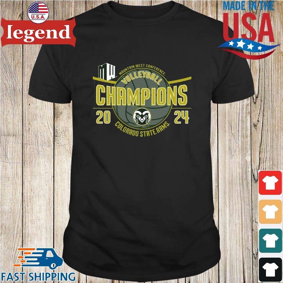 Colorado State Rams Women's Volleyball 2024 Mountain West Champions Shirt