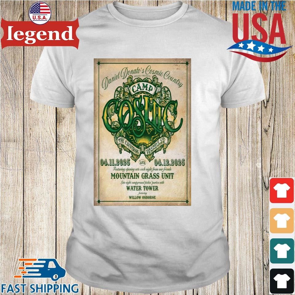 Daniel Donato's Cosmic Country Camp Cosmic At The Caverns April 11-12 2024 Shirt