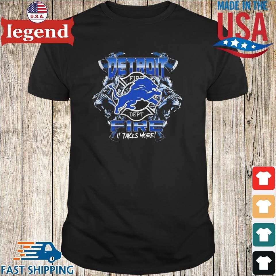 Detroit Lions x Firefighter Appreciation Day 2024-25 Shirt