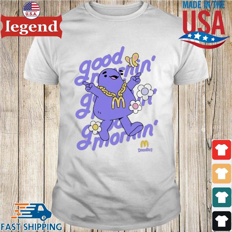 Doodles x McDonald's Good Mornin' Grimace Shirt