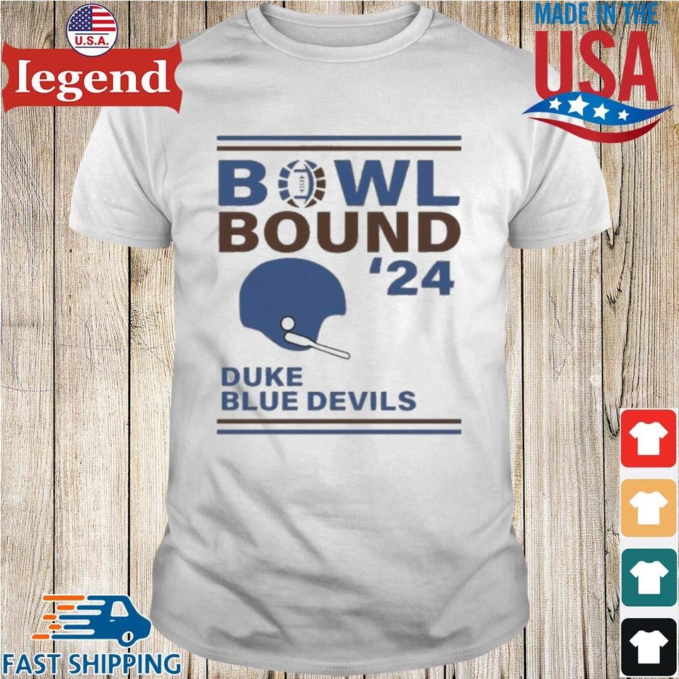 Duke Blue Devils 2024 Bowl Bound Helmet Shirt