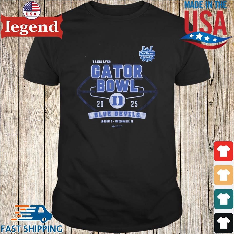 Duke Blue Devils TaxSlayer Gator Bowl January 2 2025 Blue Devils Shirt