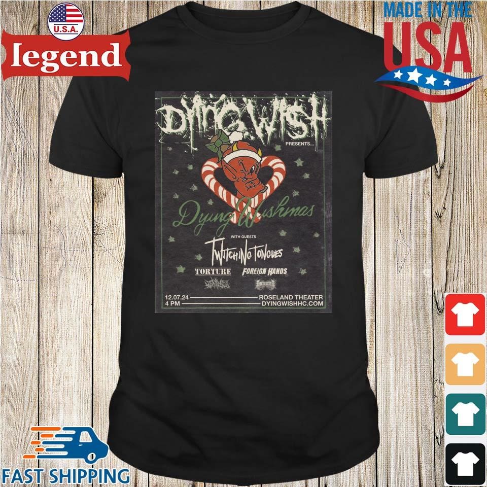 Dying Wish With Guts Twitching Tongues Tour 2024 Shirt