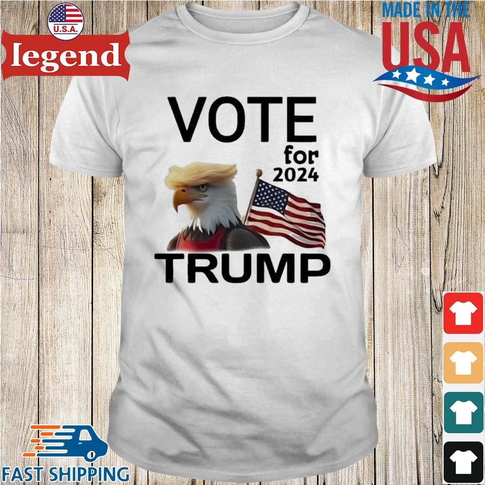 Eagle Trump Hair Vote For Trump 2024 Shirt