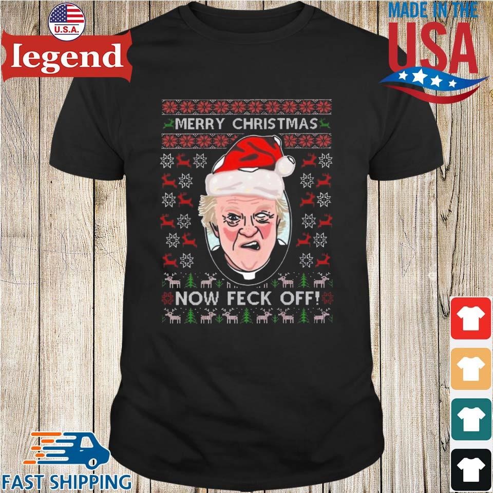 Father Jack Now Feck Off Ugly Christmas 2024 Shirt