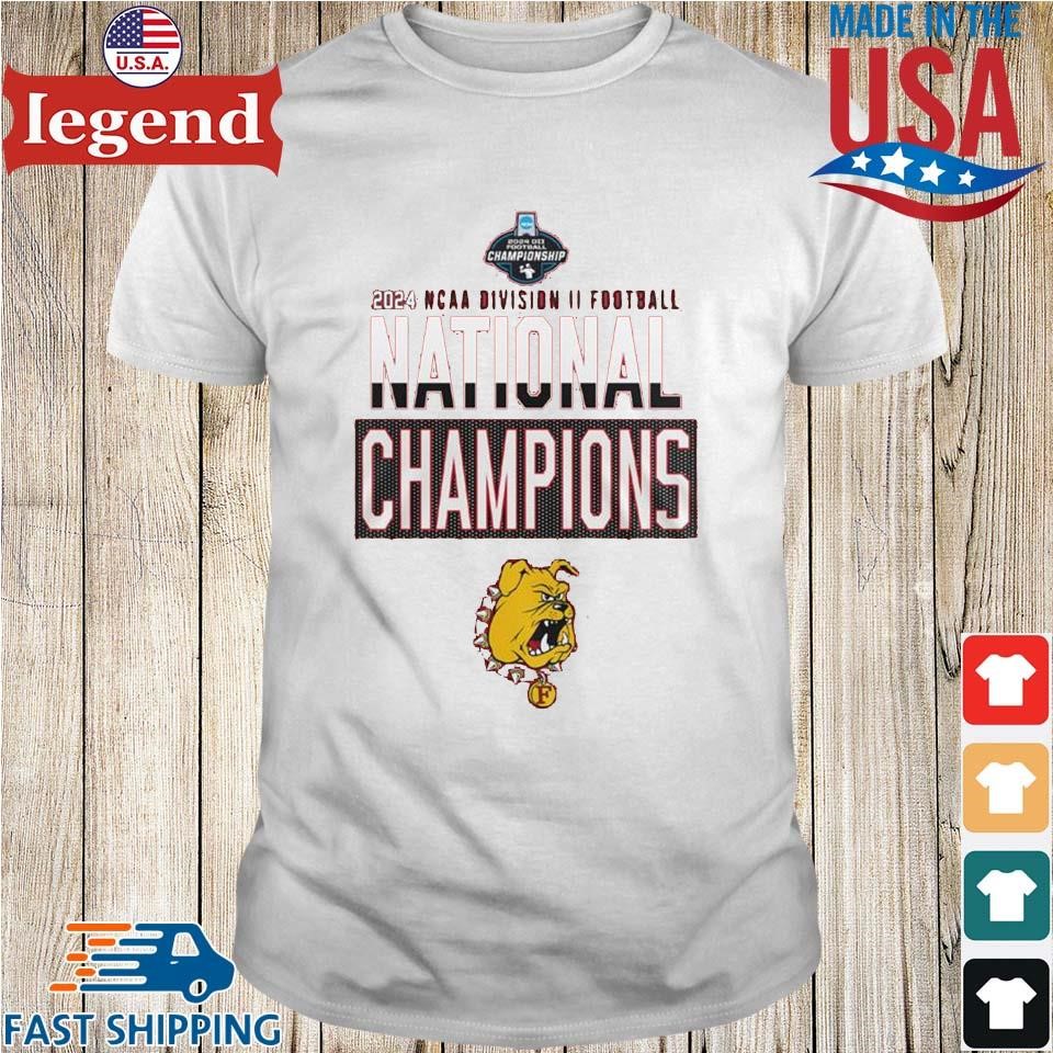 Ferris State Bulldogs 2024 NCAA Division II National Champions Logo Shirt