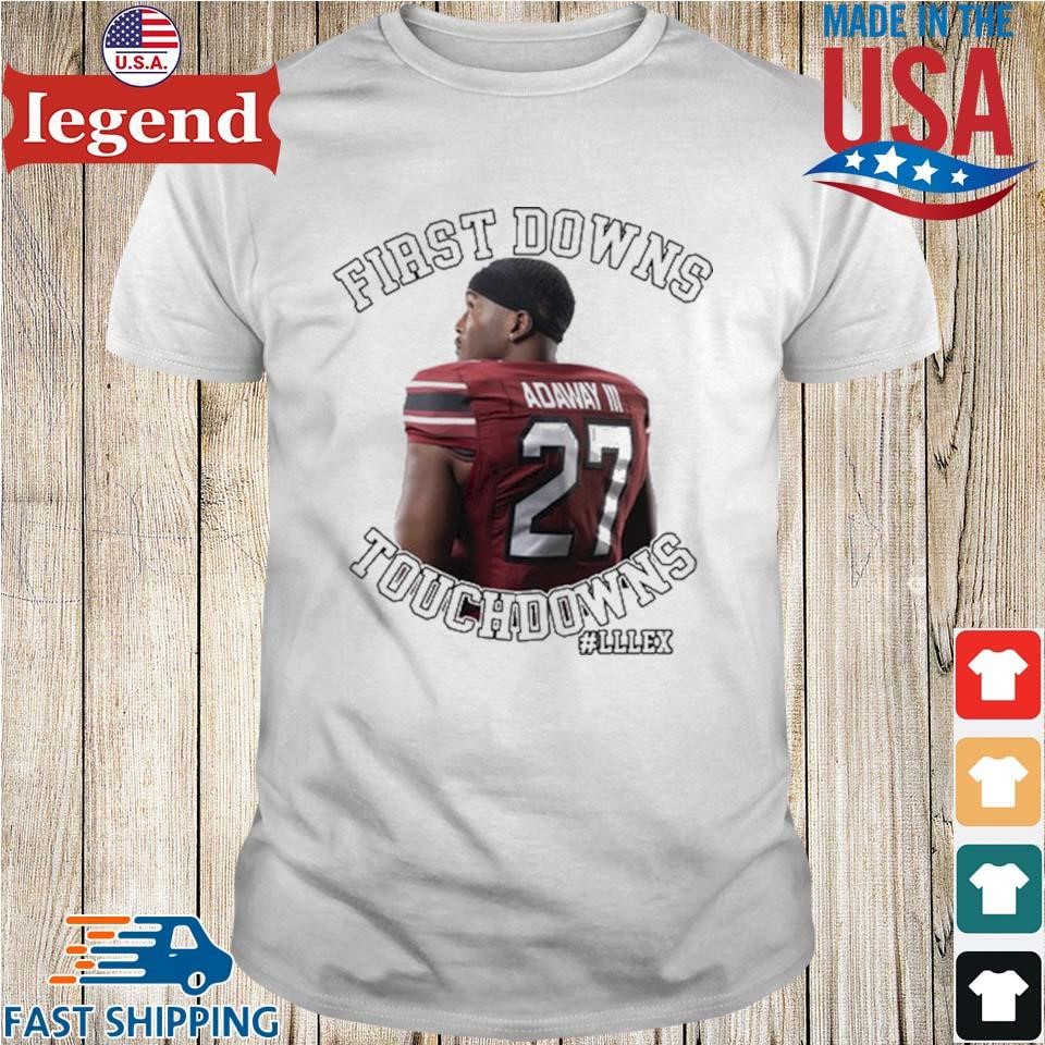 First Downs Touchdowns #Lllex Shirt