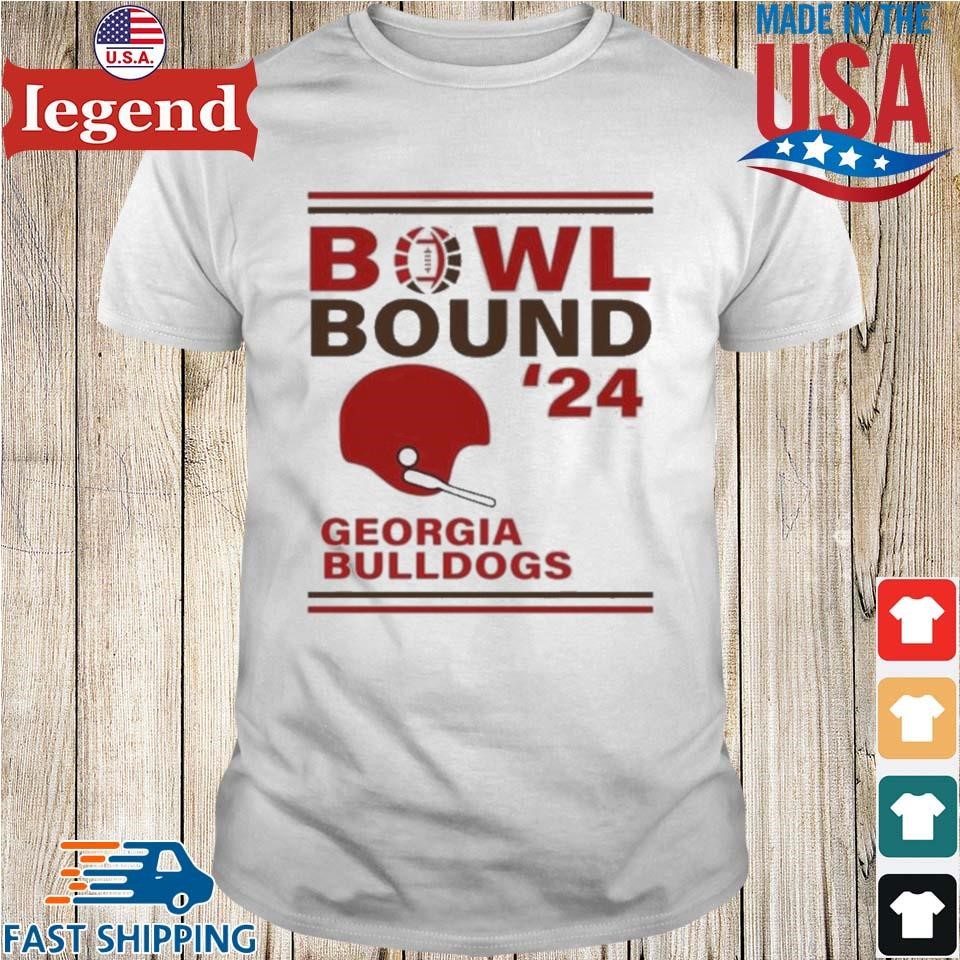 Georgia Bulldogs 2024 Bowl Bound Helmet Shirt