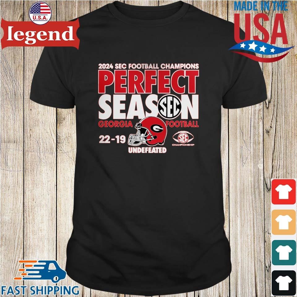 Georgia Bulldogs 2024 SEC Football Conference Champions 2024 Perfect Season Means More Shirt