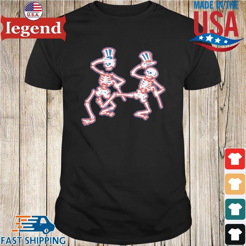 Grateful Dead Top Hat Dancing Skelly Crewneck Spotify Shirt