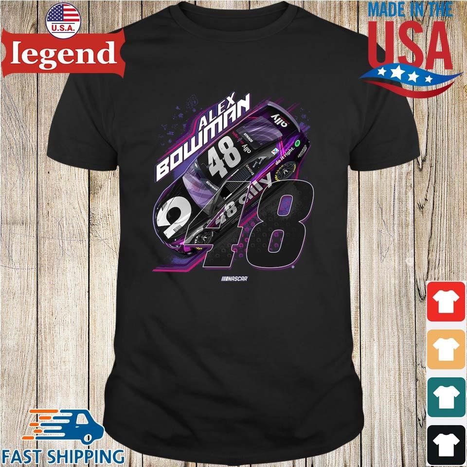 Hendrick Motorsports Team Collection Purple Alex Bowman Car 2025 Shirt