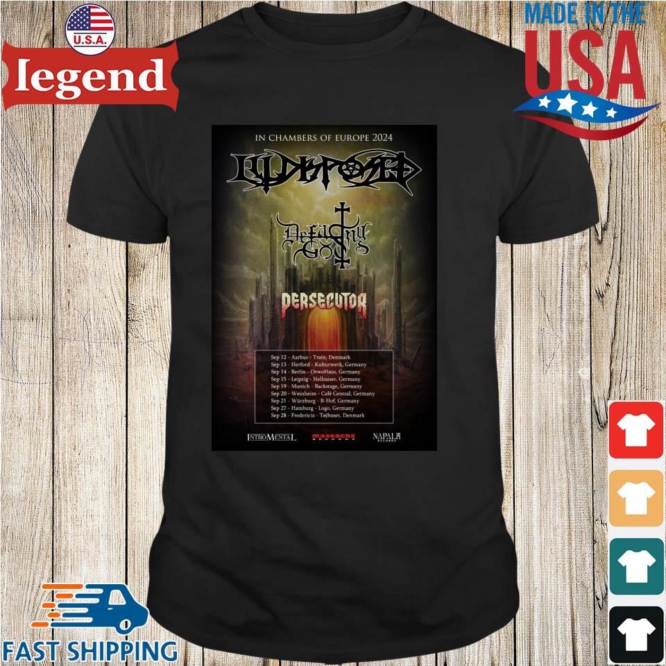 Illdisposed In Chambers of Europe Tour 2024 Shirt