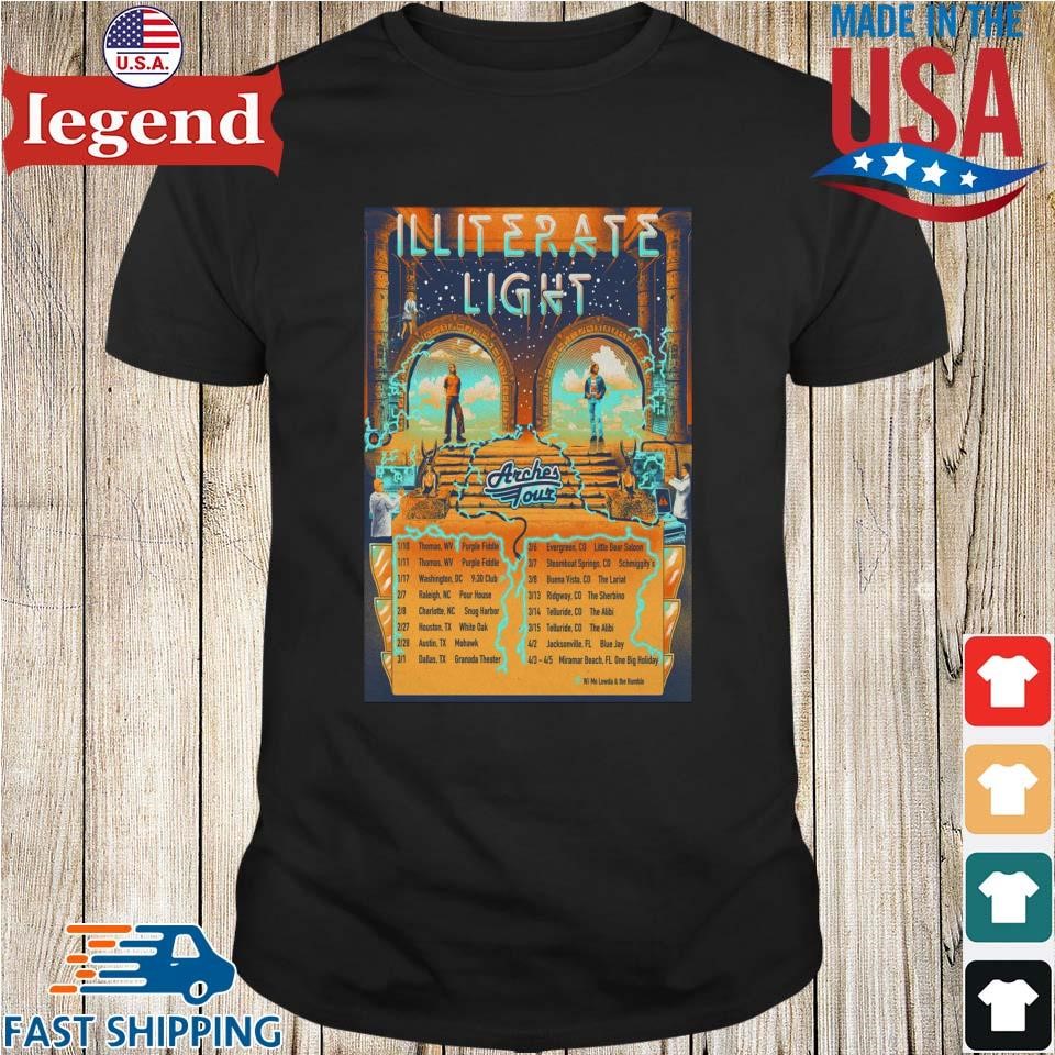 Illiterate Light Tour Arches 2025 Shirt