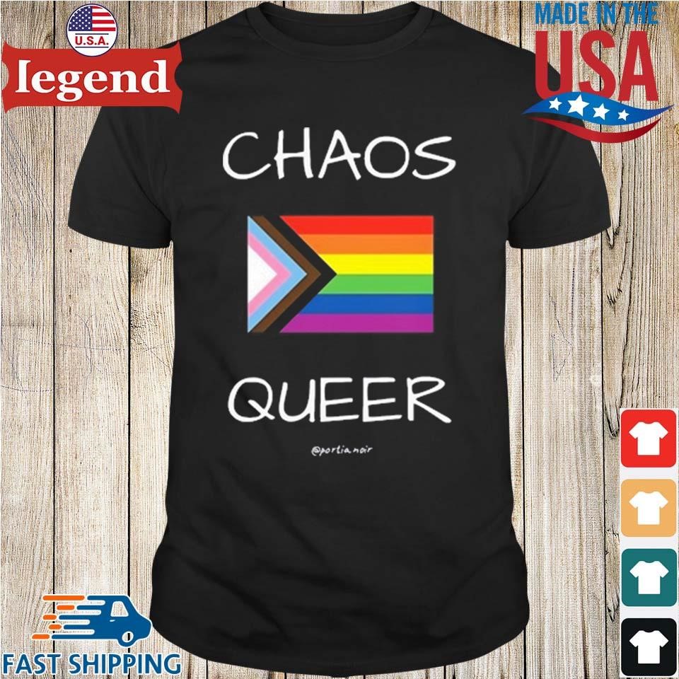 Imani Gandy Chaos Queer Portia Noir Shirt