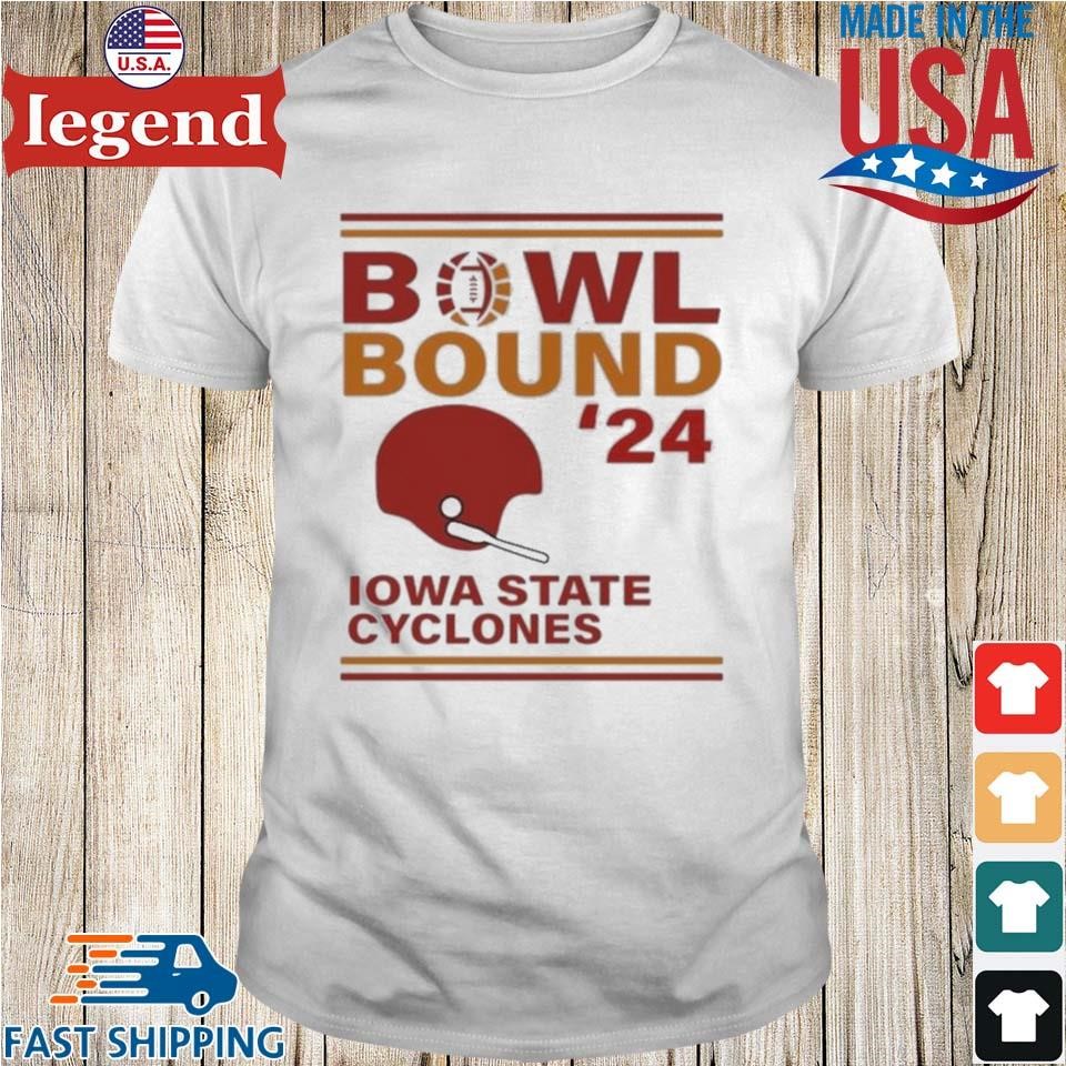 Iowa State Cyclones 2024 Bowl Bound Helmet Shirt