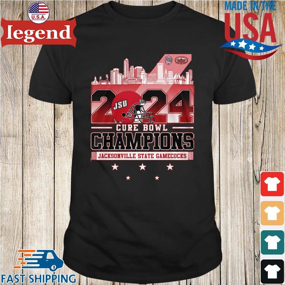 JSU 2024 Cure Bowl Champions Jacksonville State Gamecocks Shirt