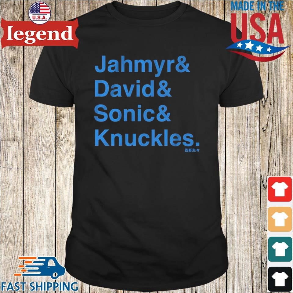 Jahymr Gibbs & David Montgomery Sonc & Knuckles Ampersand Shirt