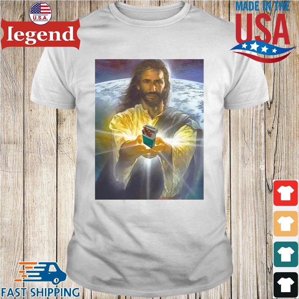 Jesus Holding Cigarettes Shirt