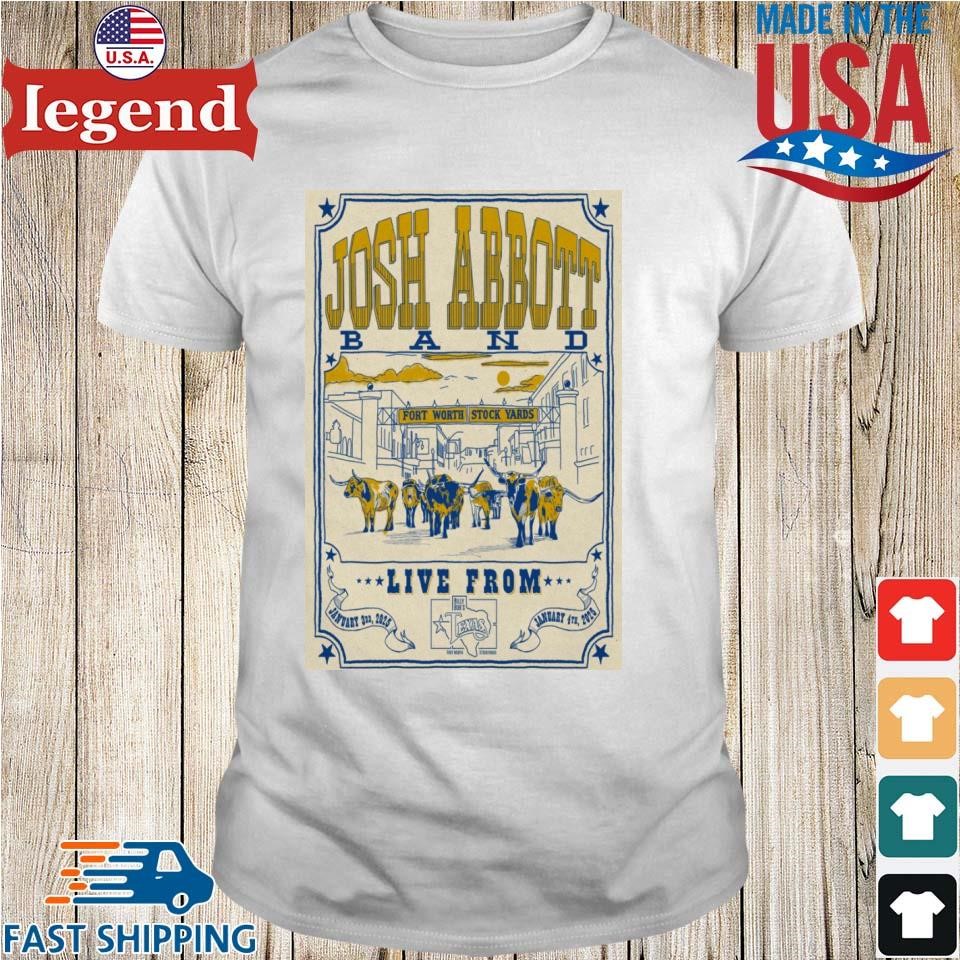 Josh Abbott Band January 3-4 2025 Billy Bob's Texas, Fort Worth TX Shirt