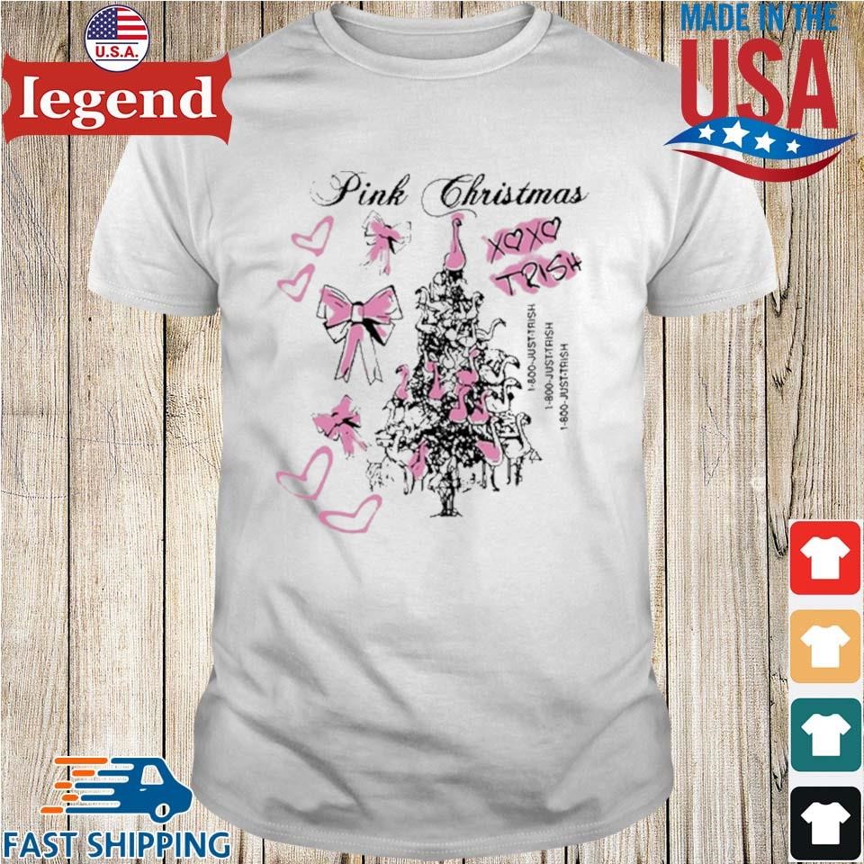 Just Trish Pink Christmas Xoxo Trish Shirt