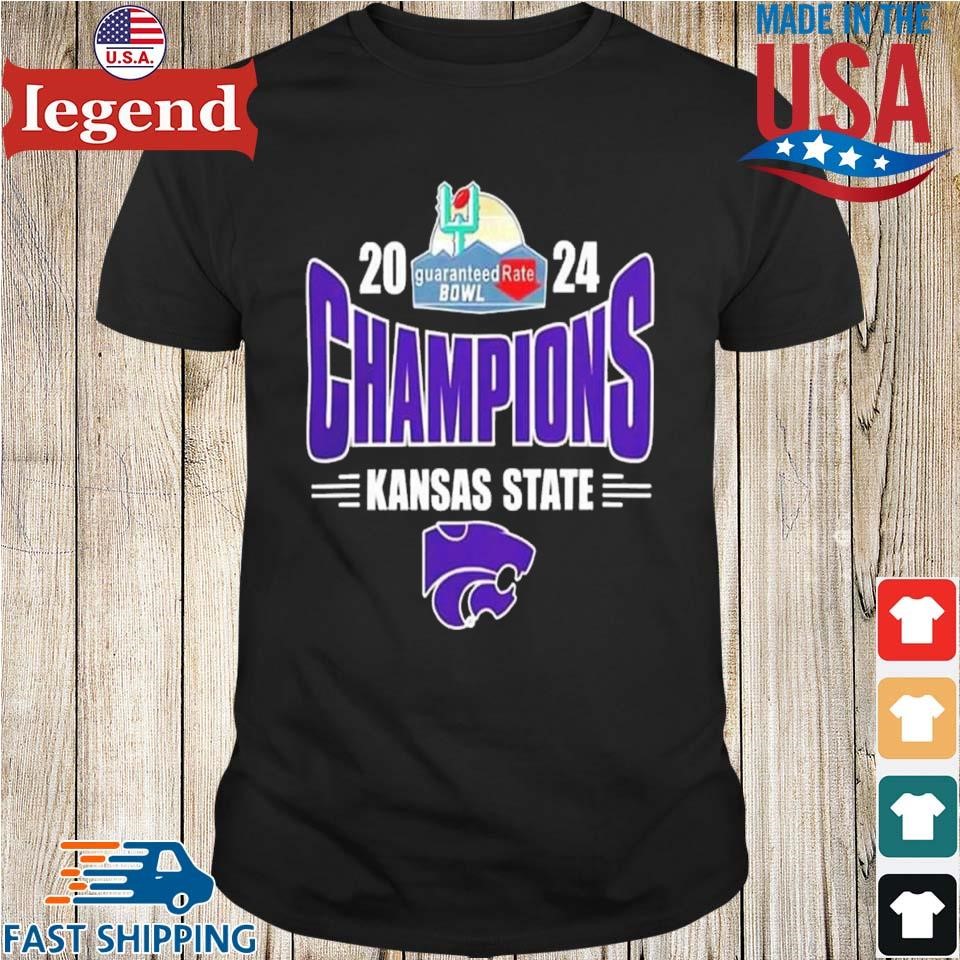 K-State Wildcats 2024 Rate Bowl Champions NCAAF Bowl Games 2024-2025 Shirt