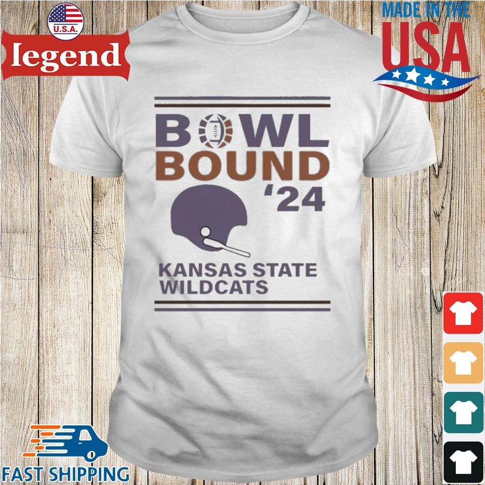 Kansas State Wildcats 2024 Bowl Bound Helmet Shirt