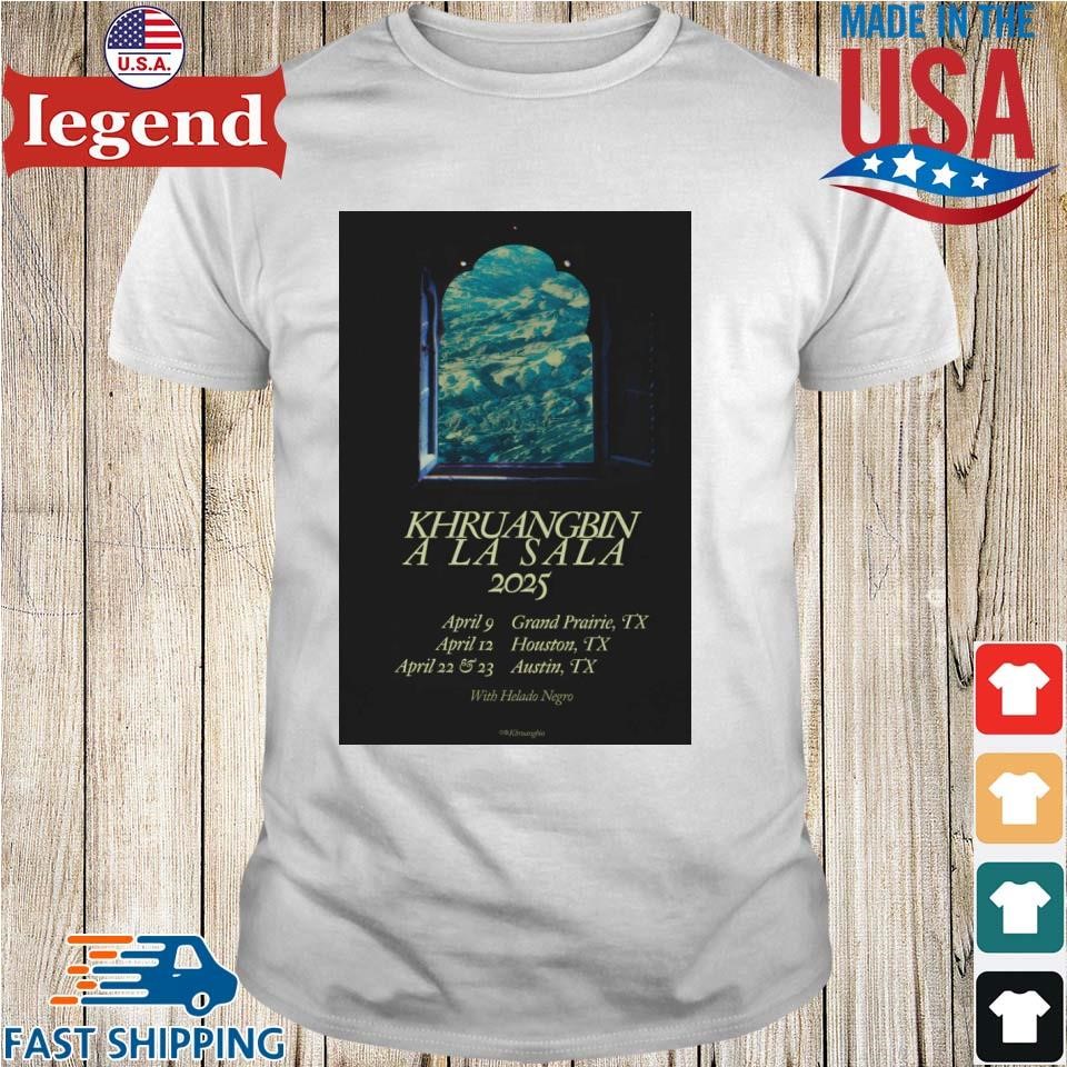 Khruangbin Texas April 2025 Event Shirt