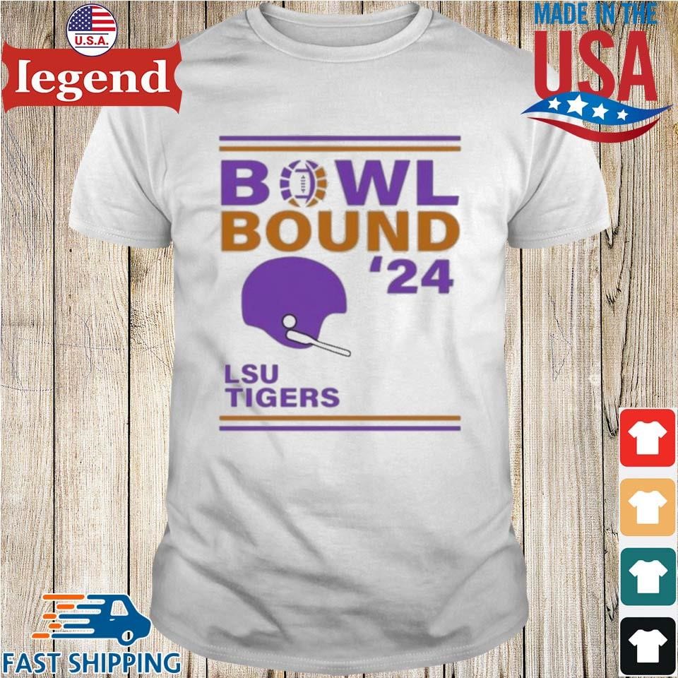 LSU Tigers 2024 Bowl Bound Helmet Shirt