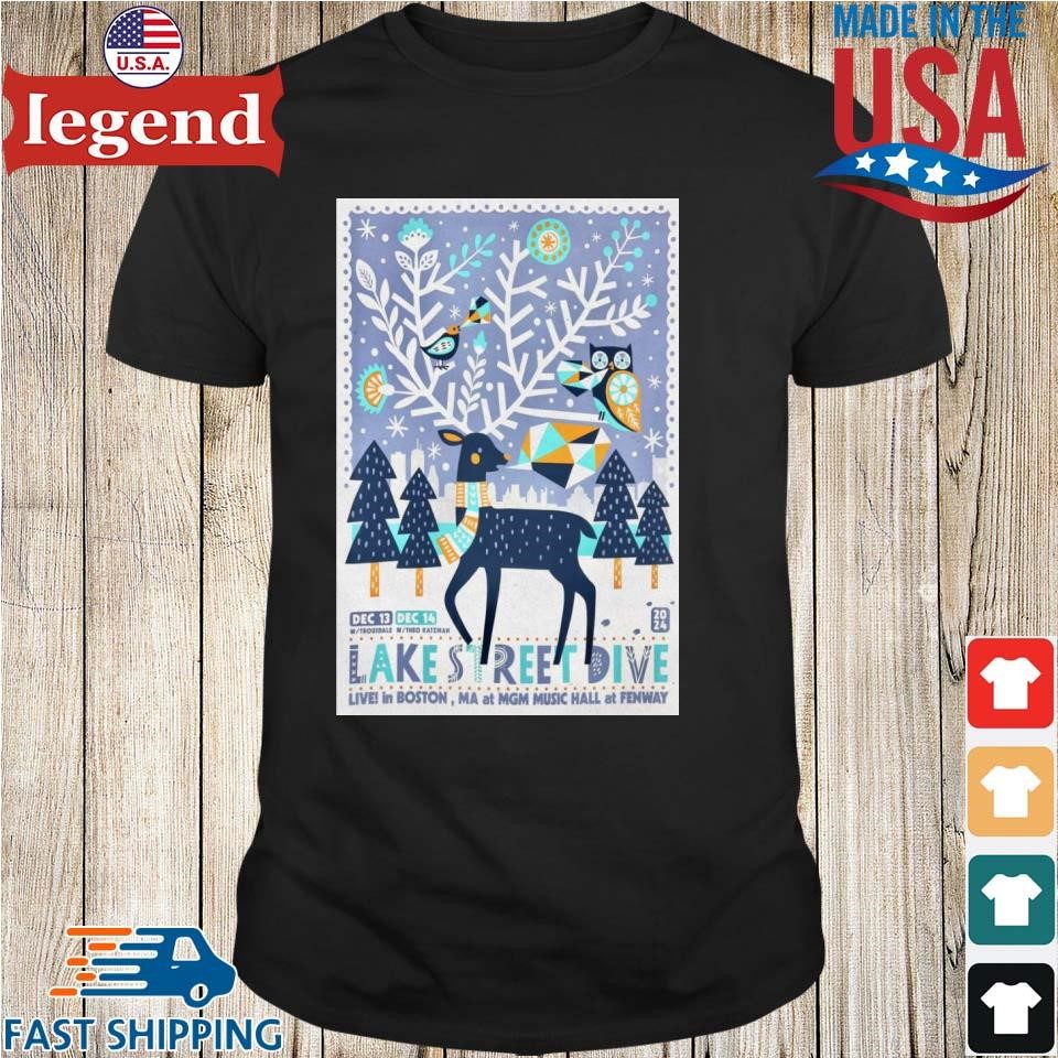 Lake Street Dive Dec 13-14 2024 MGM Music Hall In Boston MA Shirt