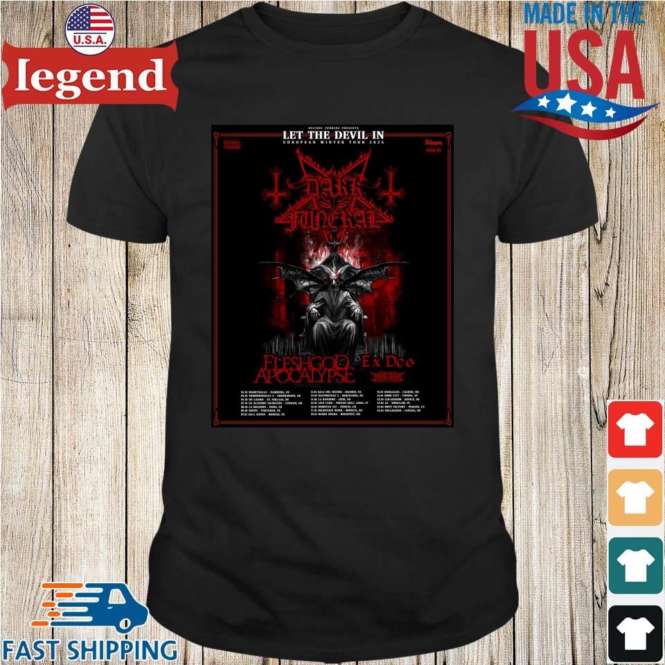 Let The Devil In European Winter Tour 2025 Shirt