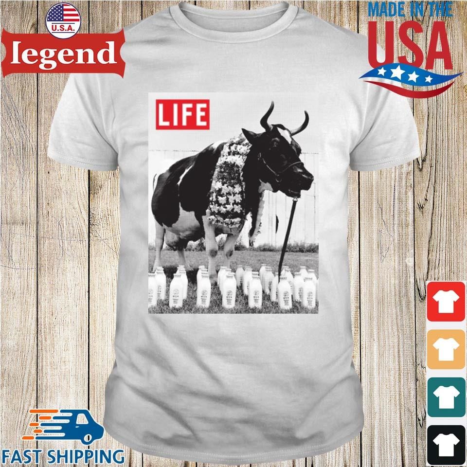 Life Magazine Cow Shirt